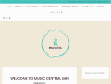 Tablet Screenshot of musiccentralsd.com